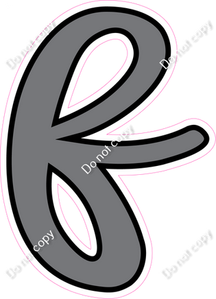 CUL 23.5" Individuals - Flat Grey f