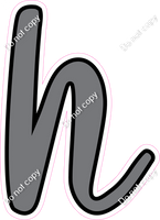 CUL 23.5" Individuals - Flat Grey h