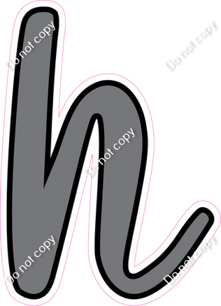 CUL 23.5" Individuals - Flat Grey h