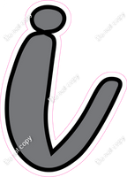 CUL 23.5" Individuals - Flat Grey