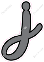 CUL 23.5" Individuals - Flat Grey j