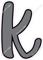 CUL 23.5" Individuals - Flat Grey k