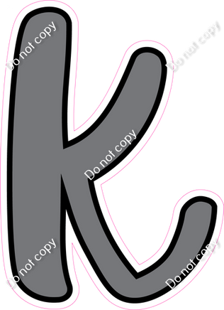 CUL 23.5" Individuals - Flat Grey k