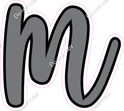 CUL 23.5" Individuals - Flat Grey m