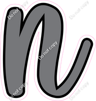 CUL 23.5" Individuals - Flat Grey n