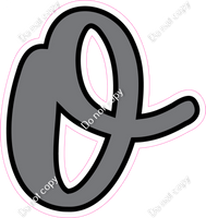 CUL 23.5" Individuals - Flat Grey o