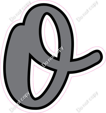 CUL 23.5" Individuals - Flat Grey o