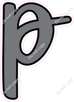 CUL 23.5" Individuals - Flat Grey p