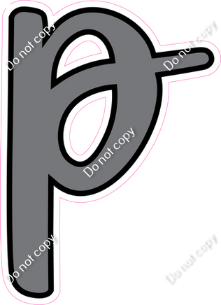 CUL 23.5" Individuals - Flat Grey p