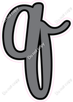 CUL 23.5" Individuals - Flat Grey q