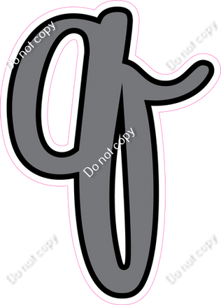 CUL 23.5" Individuals - Flat Grey q