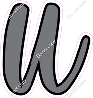 CUL 23.5" Individuals - Flat Grey u