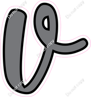 CUL 23.5" Individuals - Flat Grey v