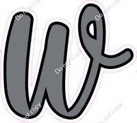 CUL 23.5" Individuals - Flat Grey w