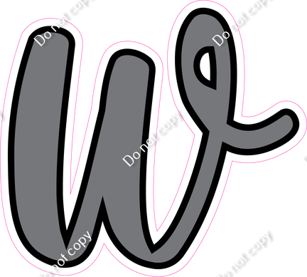 CUL 23.5" Individuals - Flat Grey w