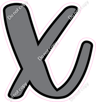 CUL 23.5" Individuals - Flat Grey x