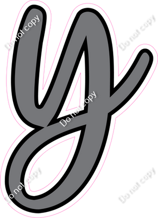 CUL 23.5" Individuals - Flat Grey y