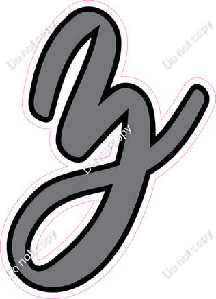 CUL 23.5" Individuals - Flat Grey z