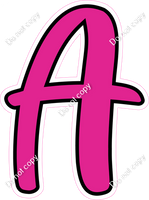 CUL 23.5" Individuals - Flat Hot Pink A