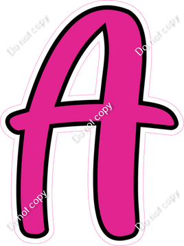 CUL 23.5" Individuals - Flat Hot Pink A