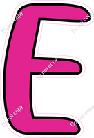 CUL 23.5" Individuals - Flat Hot Pink E