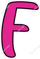 CUL 23.5" Individuals - Flat Hot Pink F