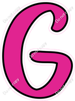 CUL 23.5" Individuals - Flat Hot Pink G