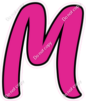 CUL 23.5" Individuals - Flat Hot Pink M