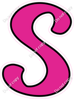 CUL 23.5" Individuals - Flat Hot Pink S