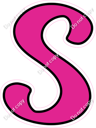 CUL 23.5" Individuals - Flat Hot Pink S