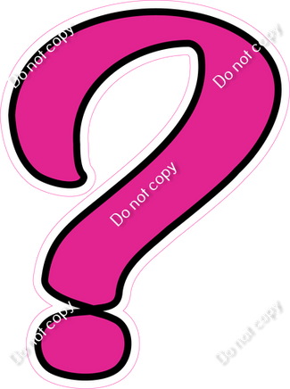 CUL 23.5" Individuals - Flat Hot Pink ?