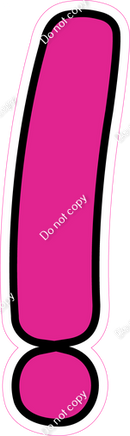 CUL 23.5" Individuals - Flat Hot Pink !