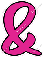 CUL 23.5" Individuals - Flat Hot Pink &