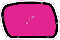 CUL 23.5" Individuals - Flat Hot Pink Dash