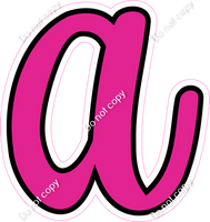 CUL 23.5" Individuals - Flat Hot Pink a