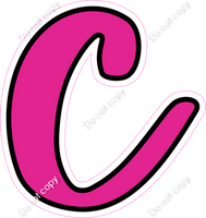 CUL 23.5" Individuals - Flat Hot Pink c