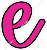 CUL 23.5" Individuals - Flat Hot Pink e