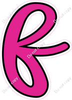 CUL 23.5" Individuals - Flat Hot Pink f