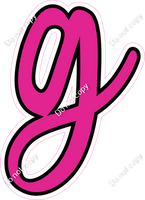 CUL 23.5" Individuals - Flat Hot Pink g