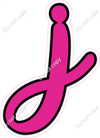 CUL 23.5" Individuals - Flat Hot Pink j