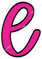 CUL 23.5" Individuals - Flat Hot Pink l