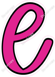 CUL 23.5" Individuals - Flat Hot Pink l