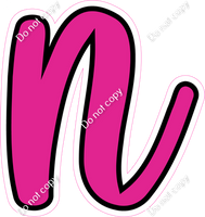 CUL 23.5" Individuals - Flat Hot Pink n