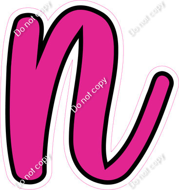 CUL 23.5" Individuals - Flat Hot Pink n