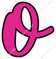 CUL 23.5" Individuals - Flat Hot Pink o