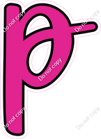 CUL 23.5" Individuals - Flat Hot Pink p