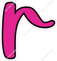 CUL 23.5" Individuals - Flat Hot Pink r