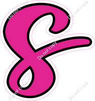 CUL 23.5" Individuals - Flat Hot Pink s