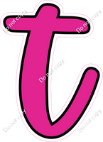 CUL 23.5" Individuals - Flat Hot Pink t