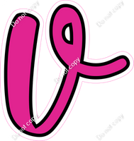 CUL 23.5" Individuals - Flat Hot Pink v